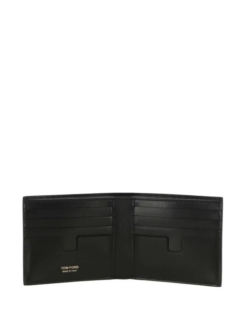 black leather wallets Tom Ford | YT228LCL168G1N001